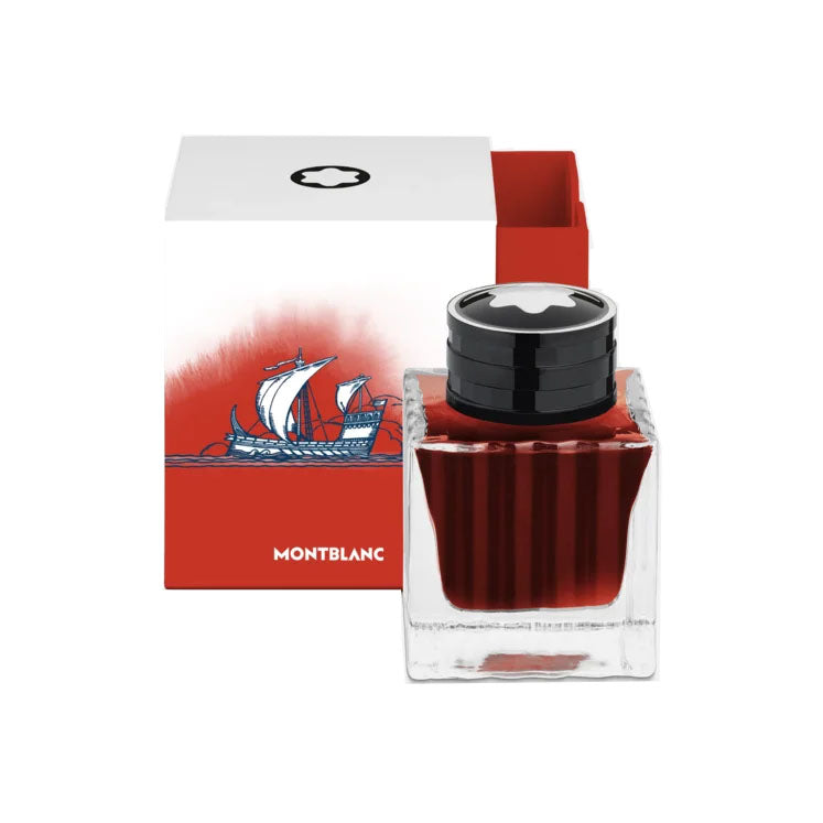 Montblanc Ink Boccetta 50ml Meisterstück x Héritage olympique Paris 1924 rouge 132952