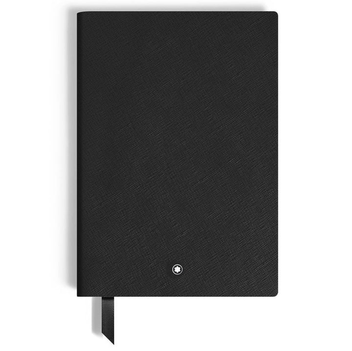 Montblanc Notizblock Nr. 146, gestreift, schwarzes Sartorial-Leder, 134750