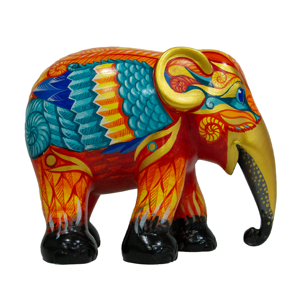 Elephant Parade Elefante Phoenix der Asche 15 cm limitierte Auflage 3000 Phoenix der Asche 15