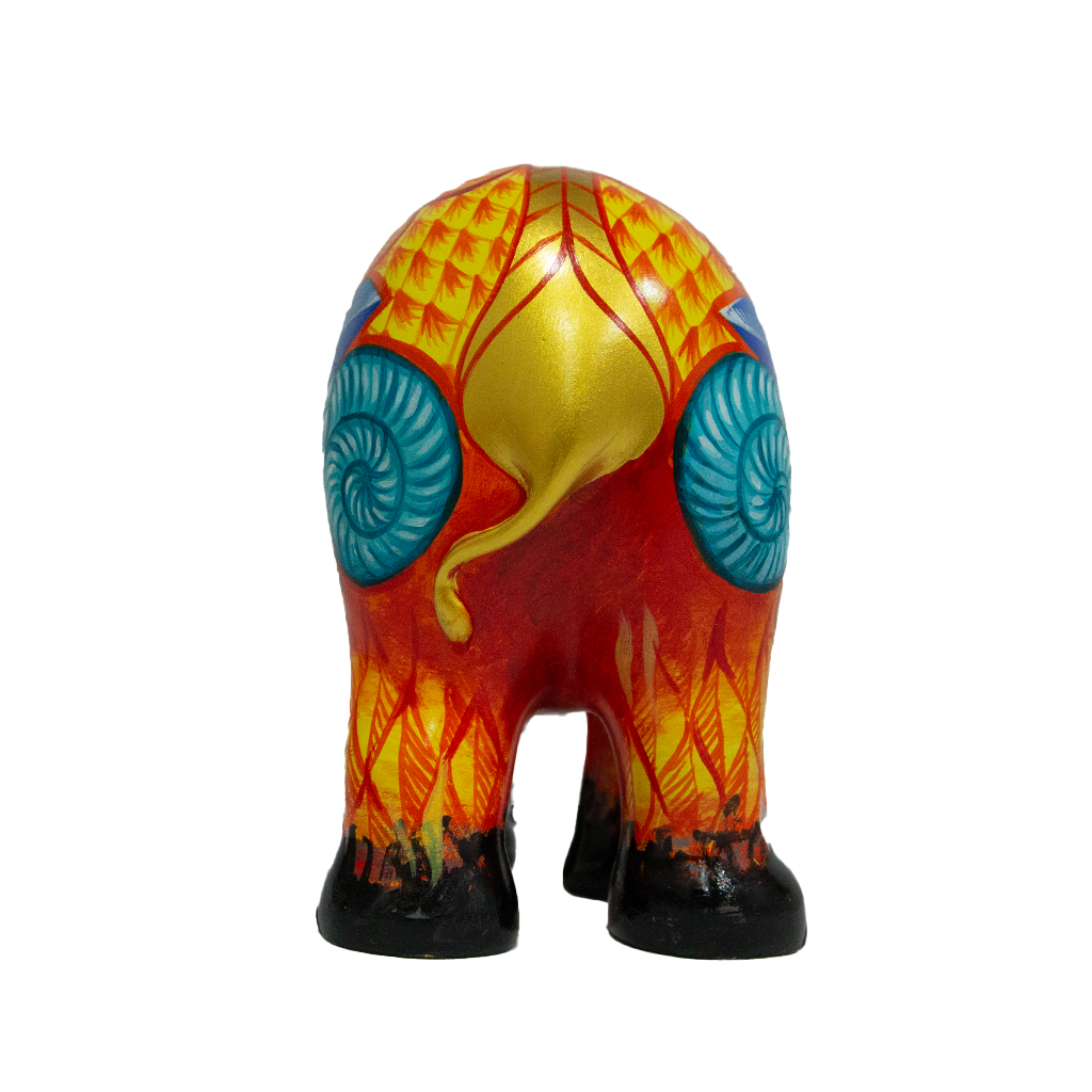 Elephant Parade Elefante Phoenix der Asche 15 cm limitierte Auflage 3000 Phoenix der Asche 15