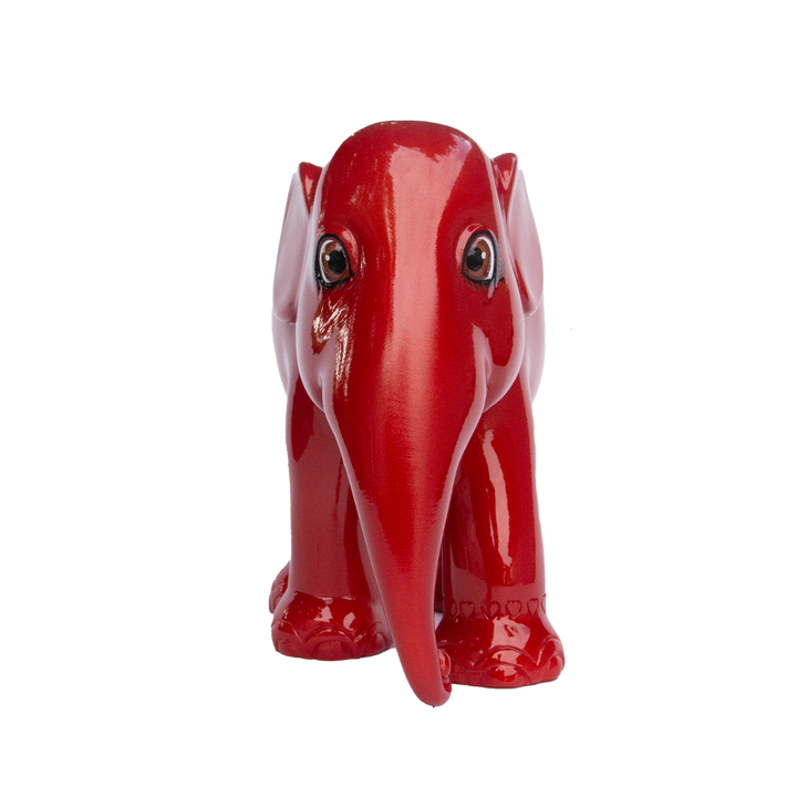 Elefantparade Elefante Metallic Vermilion Red 15cm limitiert Edition 3000 Metallic -Vormilion Red 15