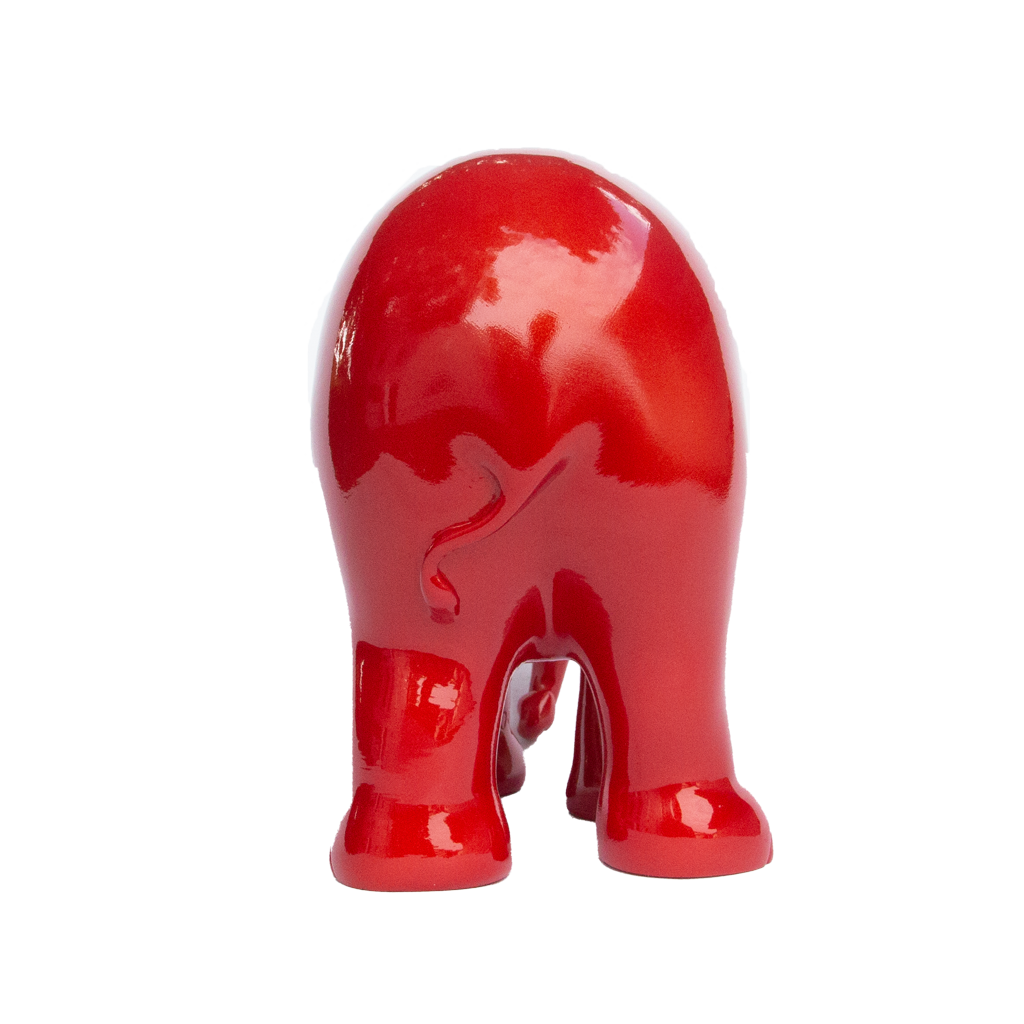 Elephant Parade elefante Metallic Vermilion Red 15cm Limited Edition 3000 METALLIC VERMILION RED 15