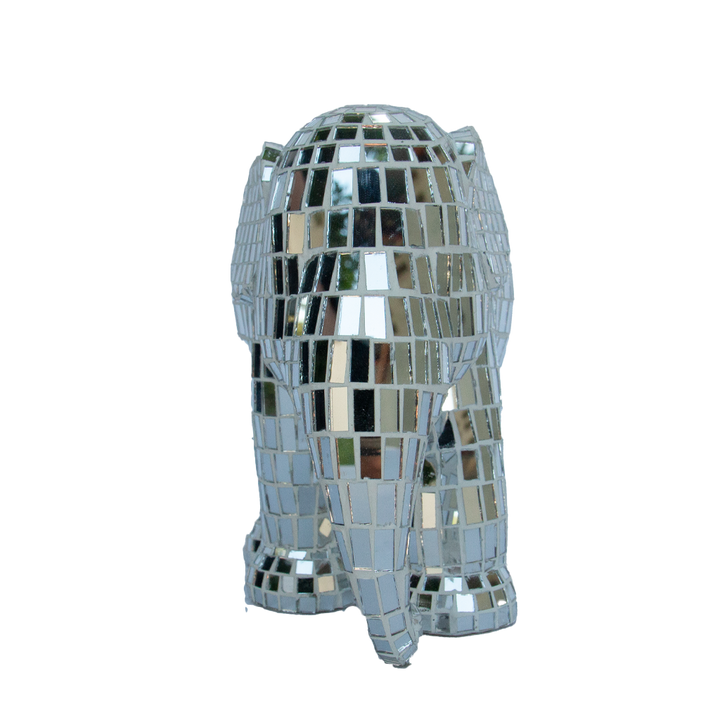 Elephant Parade Elefante Disco Silber Disco 15cm limitierte Auflage 3000 Disco Silber 15