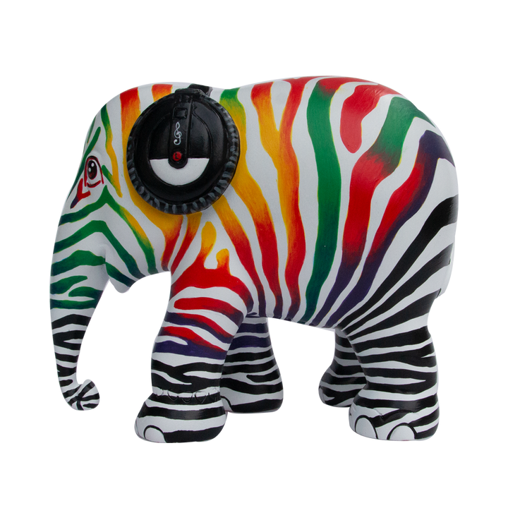 Elephant Parade Elefante Zebra Beats Beats 15 cm Limited Edition 3000 Zebra Beats 15