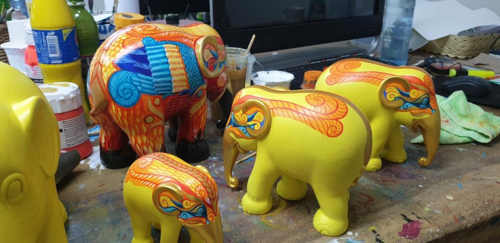 Elephant Parade Elefante Phoenix des Ashes 15 cm Limited Edition 3000 Phoenix des cendres 15