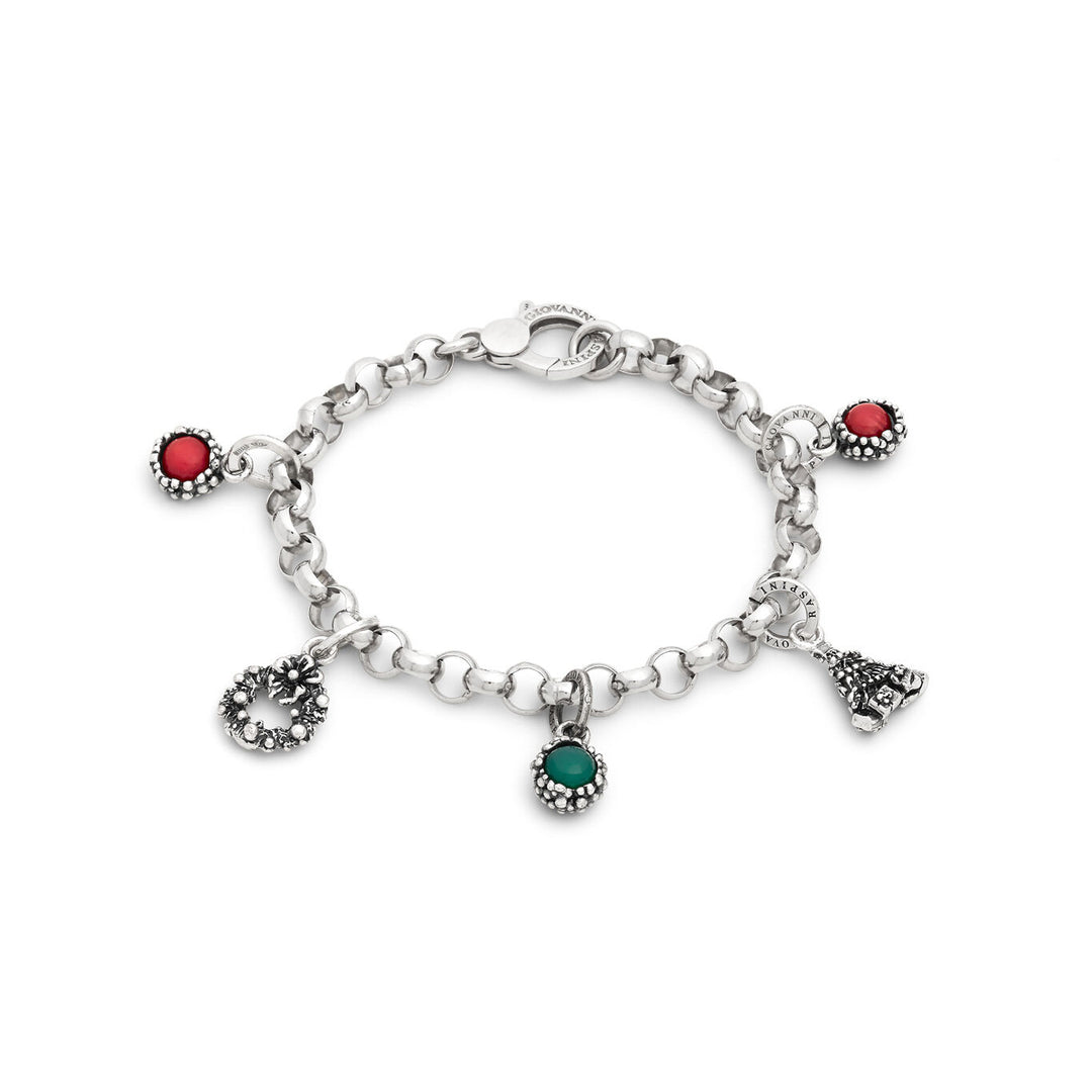 Giovanni Raspini Christmas Cheer Armband Silber X01627