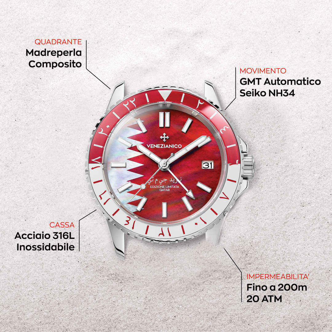 Venezianische Nereide GMT – Katar Limited Edition