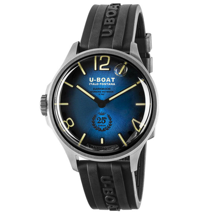 U-BOAT watch Darkmoon 25° Limited Edition SS Blue Soleil 46mm blue quartz steel 2029