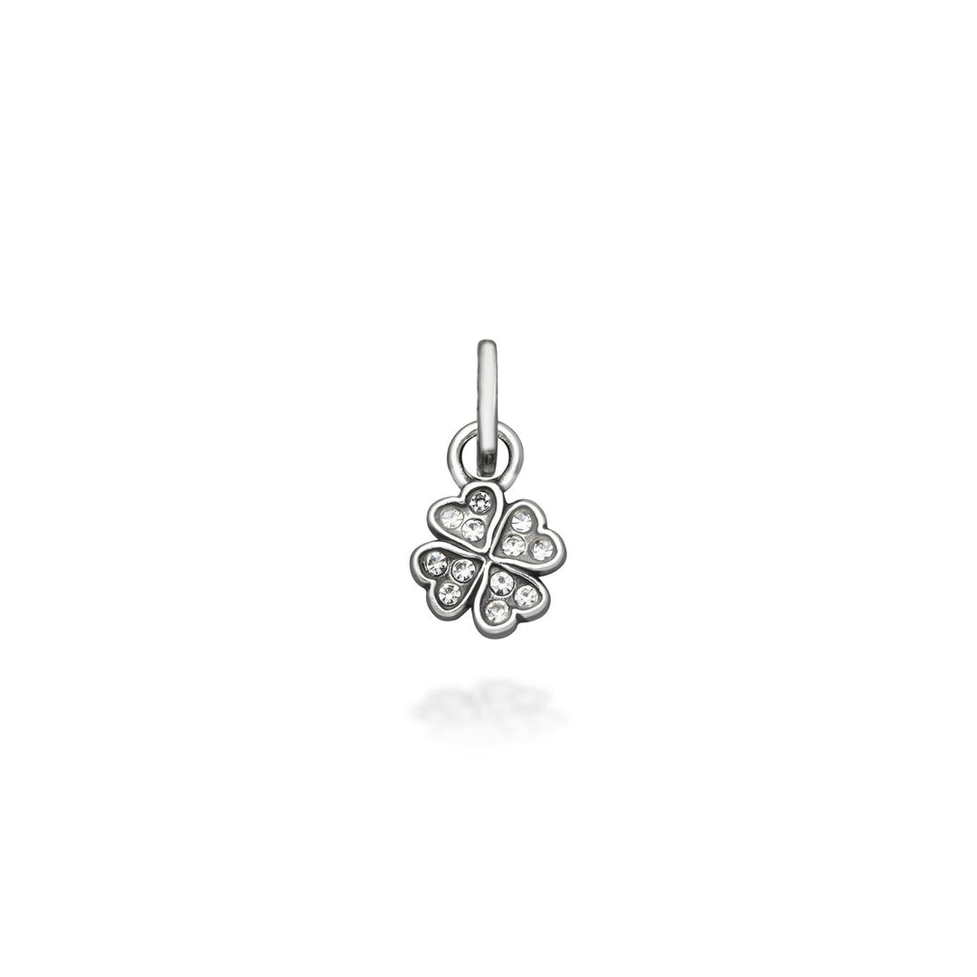 Giovanni Raspini Mini Crystal Four Leaf Clover Charm 12173