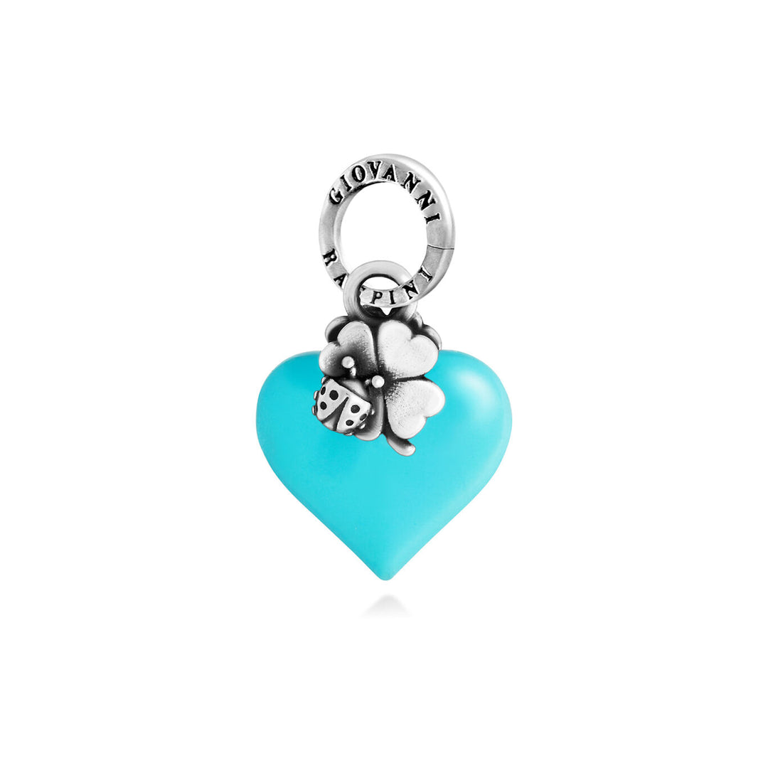Giovanni Raspini Charme Coeur Bleu Chanceux 12468
