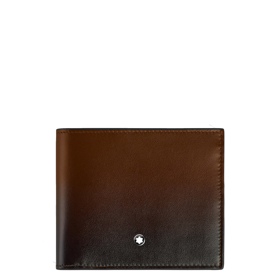Portefeuille Montblanc 8 compartiments Meisterstück marron ombré 220317