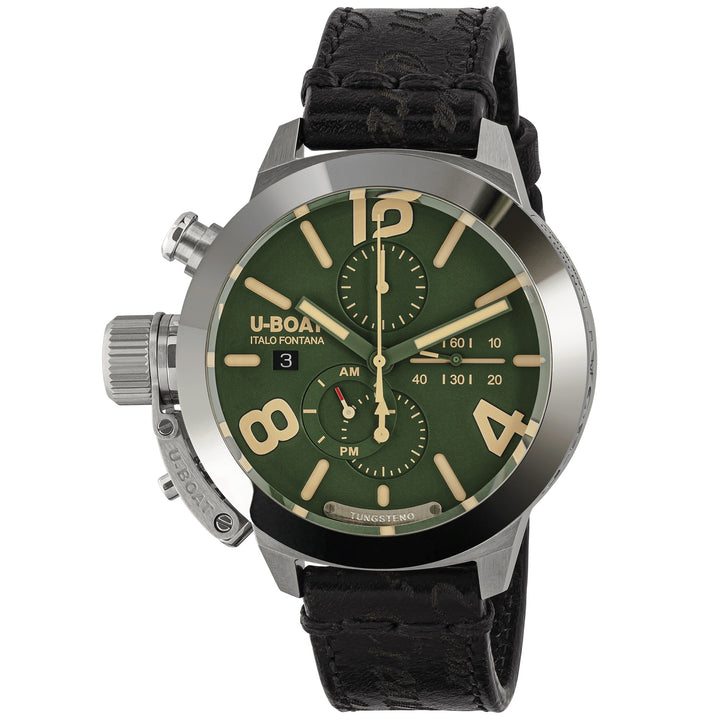 U-Boat Classic Clock 45 Tungsteno Cas Green 45 mm Automatisch Green Steel 9581