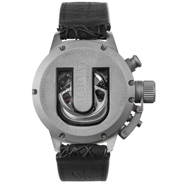 U-BOAT Uhr Classic 45 Titanium Tungsten Blue 45mm blaues Automatik-Titan 3003