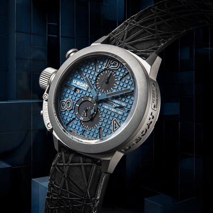 U-BOAT Uhr Classic 45 Titanium Tungsten Blue 45mm blaues Automatik-Titan 3003