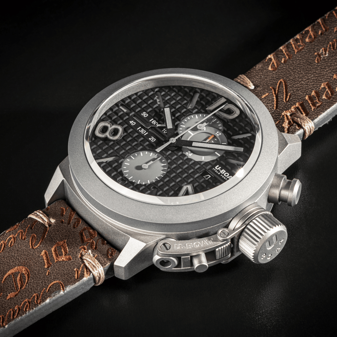 U-BOAT Uhr Classic 45 Titanium Tungsten Black Right 45mm Automatik schwarz Titan 3005
