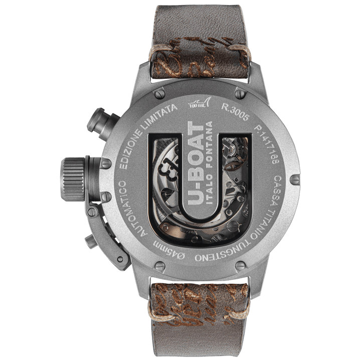 U-BOAT Uhr Classic 45 Titanium Tungsten Black Right 45mm Automatik schwarz Titan 3005
