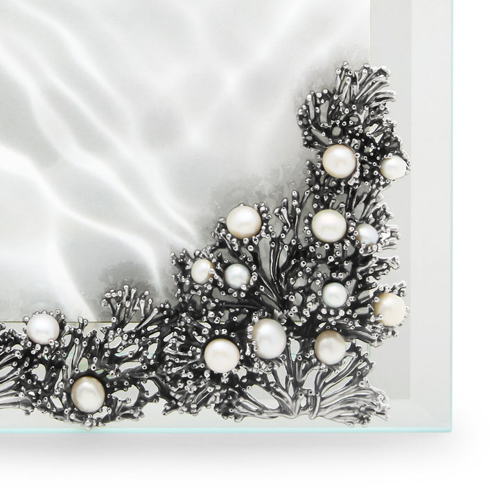 Giovanni Raspini Cornice Luce Anemone - Cornice in Argento e vetro molato - 02389