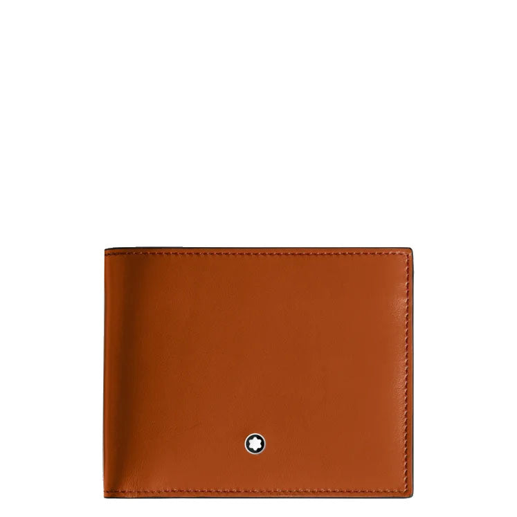 Montblanc Wallet Meisterst ⁇ ck 6 Compartments Rust 198806