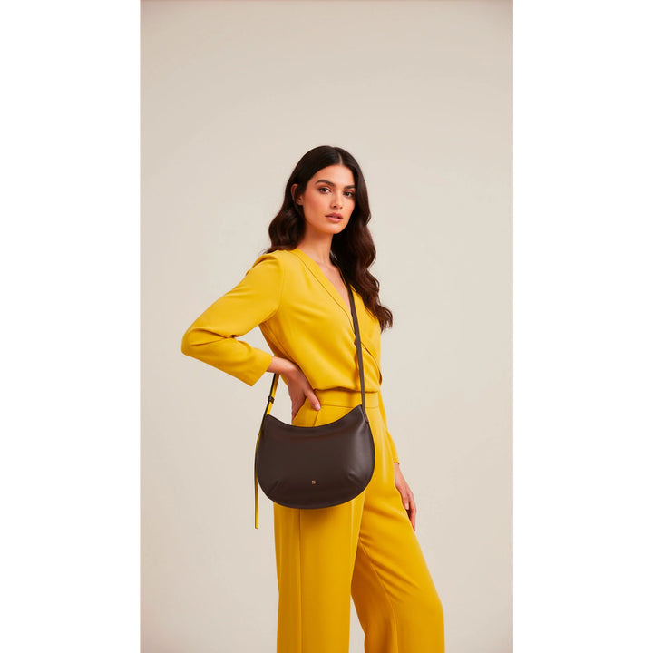 DUDU Sac à bandoulière souple pour femme de taille moyenne en cuir véritable, sac Hobo avec bandoulière réglable, sac à bandoulière avec fermeture éclair