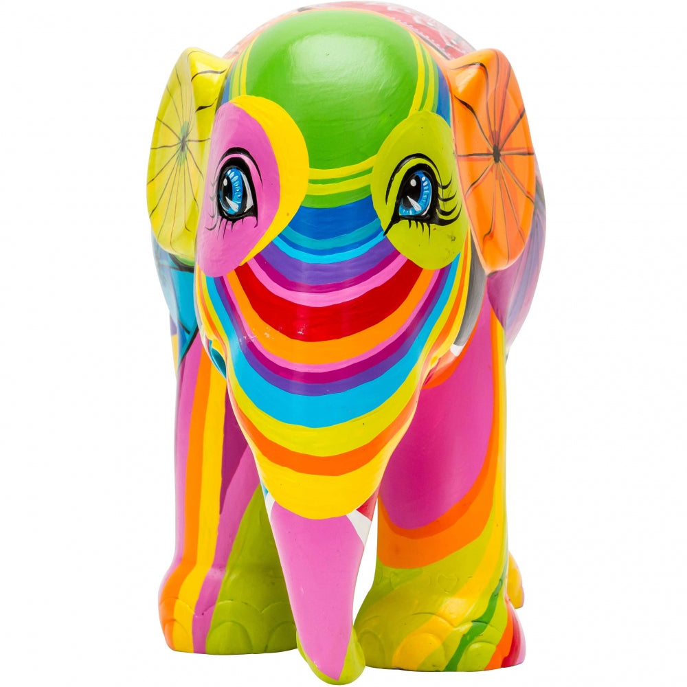 Elephant Parade Elefante Couleurs de Chiang Mai 15cm Édition limitée 3000 Couleurs de Chiang Never 15