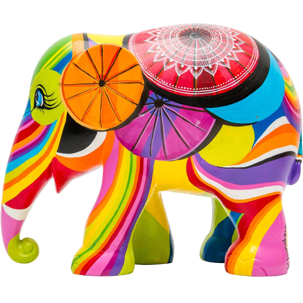 Elephant Parade Elefante Farben von Chiang Mai 15cm limitierte Auflage 3000 Farben von Chiang Never 15