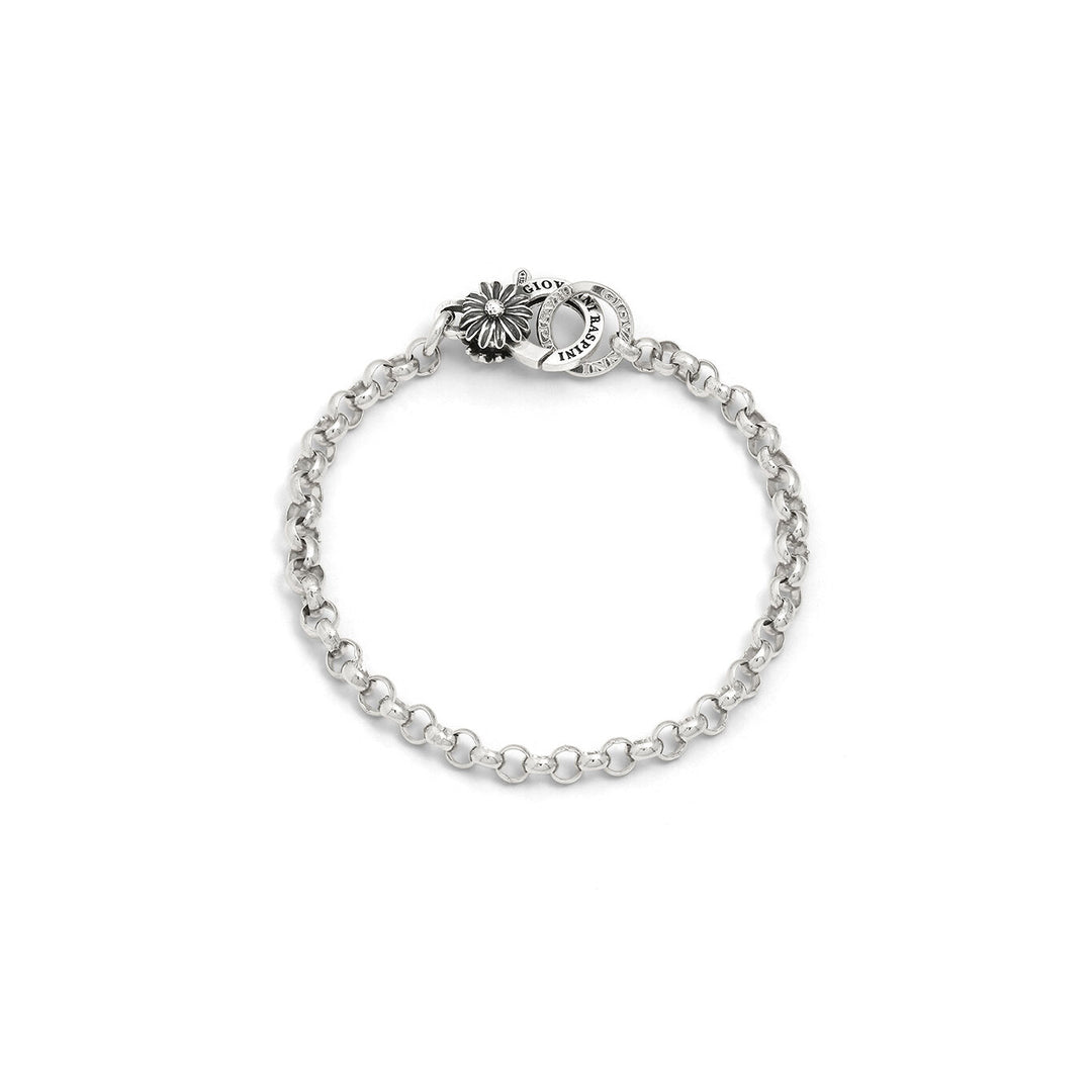 Giovanni Raspini Brisé-Armband mit Gänseblümchen-Verschluss 12458