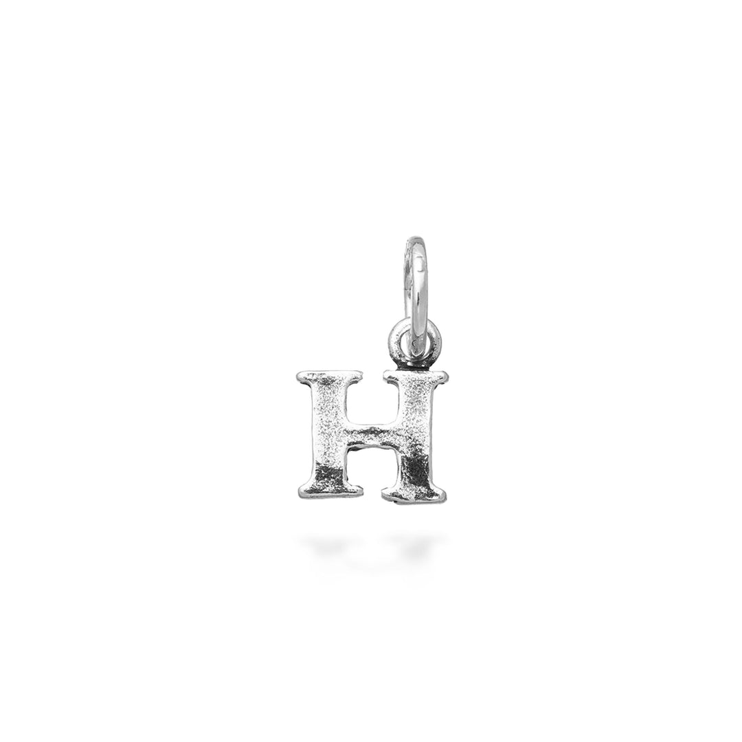 Giovanni Raspini Mini Letter Logo Charm "H" - Charm en Argent 925 - 10883