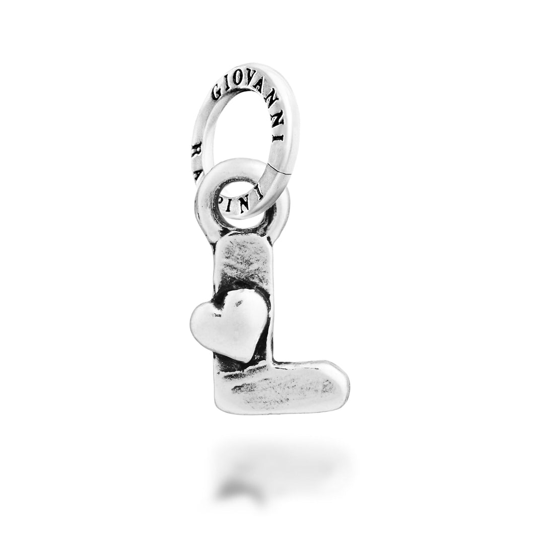Giovanni Raspini Charm "L" Cuoricino - Charm in Argento - 12788