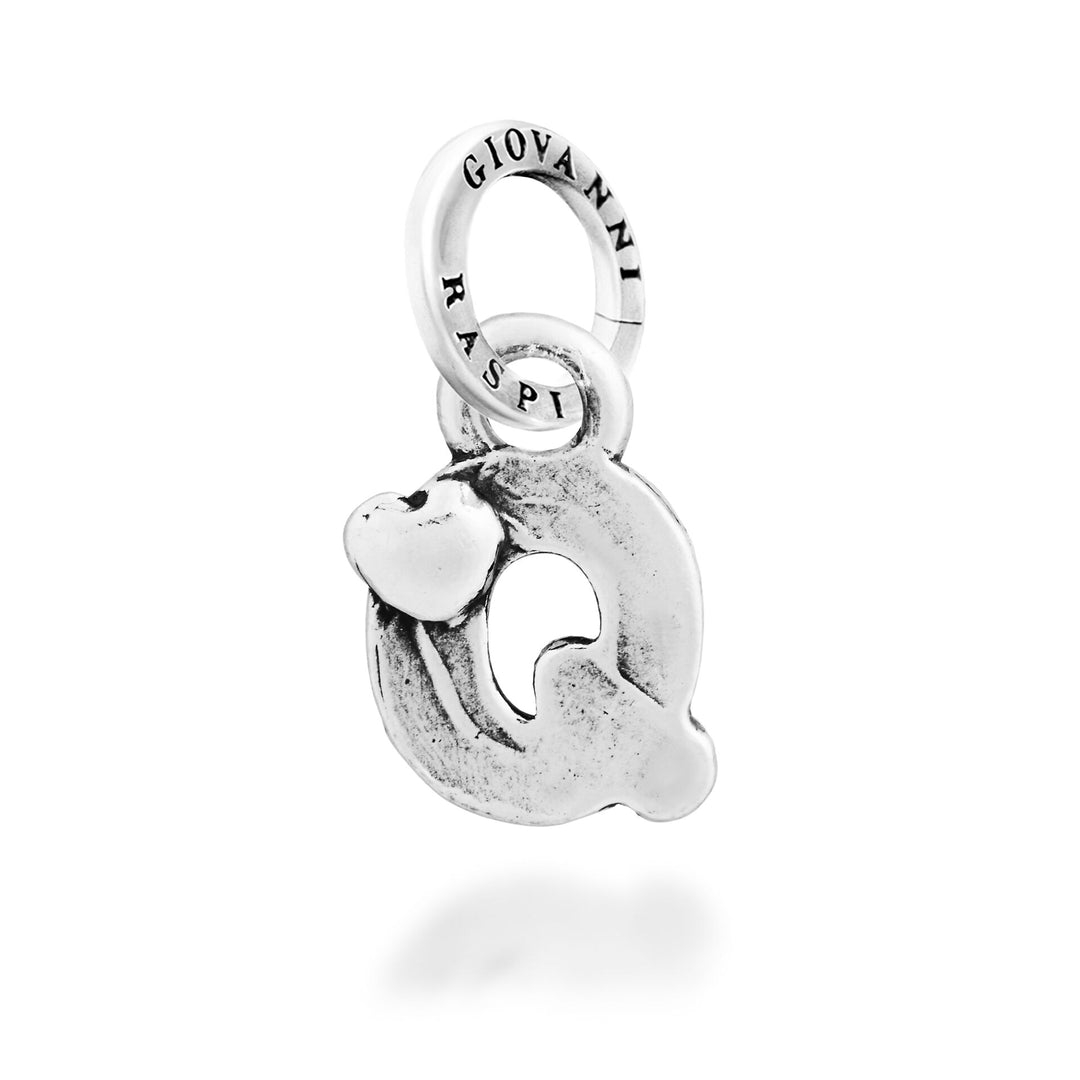 Giovanni Raspini Charm "Q" Cuoricino - Charm in Argento - 12793
