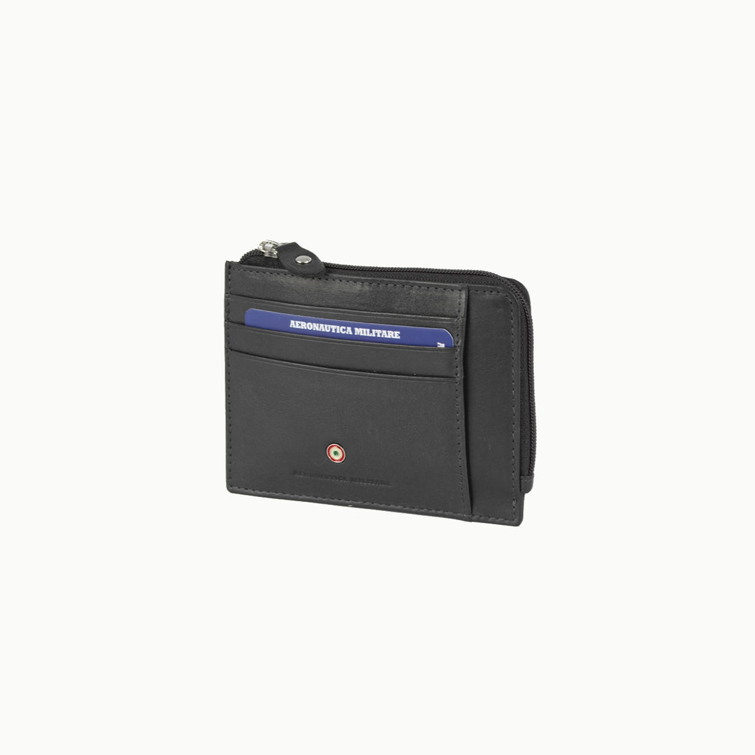 Flat leather wallet New Plate line