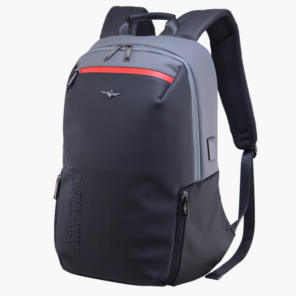 Aeronautica Militare Zaino uomo porta PC linea Helix AM484-NEGR