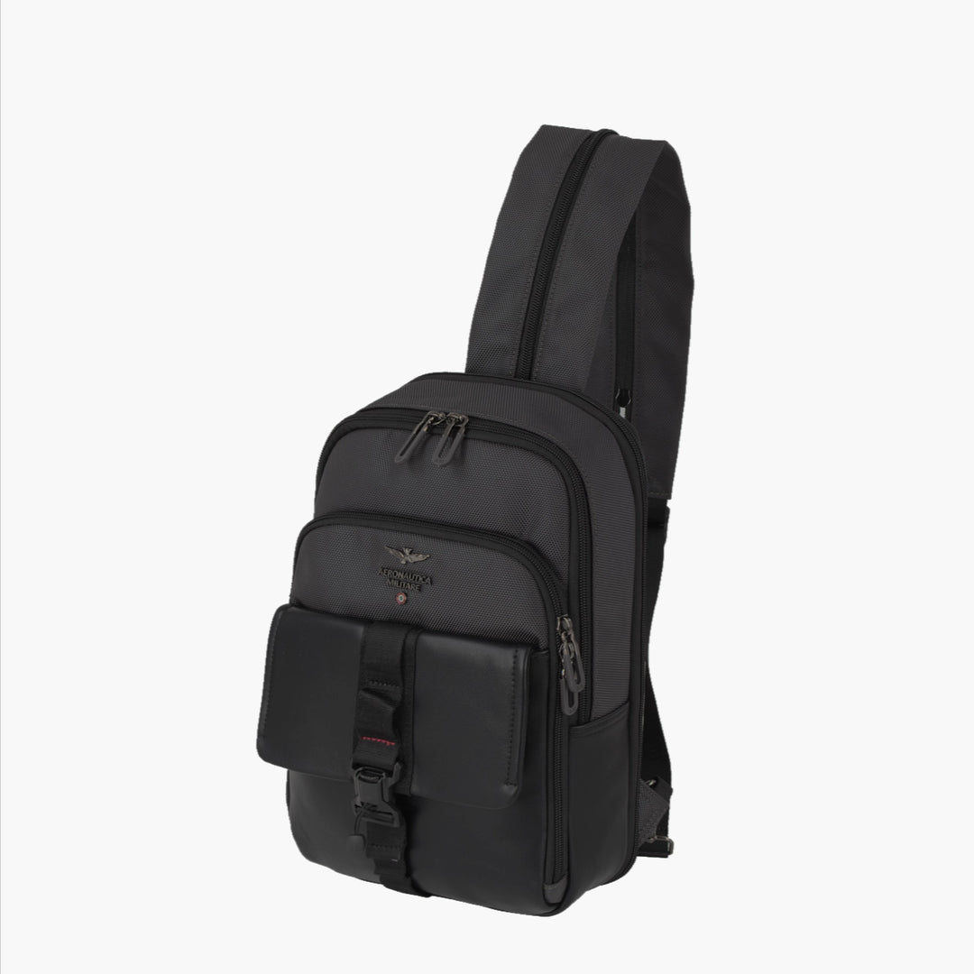 Shoulder bag convertible into a Typhoon line backpack