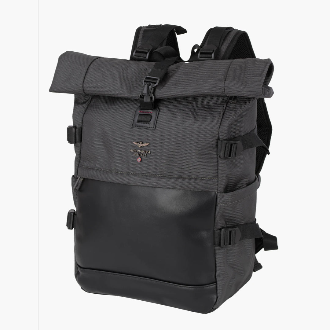 Aeronautica Militare Zaino roll-top linea Typhoon AM592-NE
