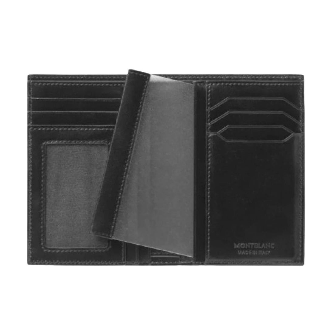 Montblanc -Portfolio 7 Fächer und Türidentitätsdokument Meisterstück Black 198380