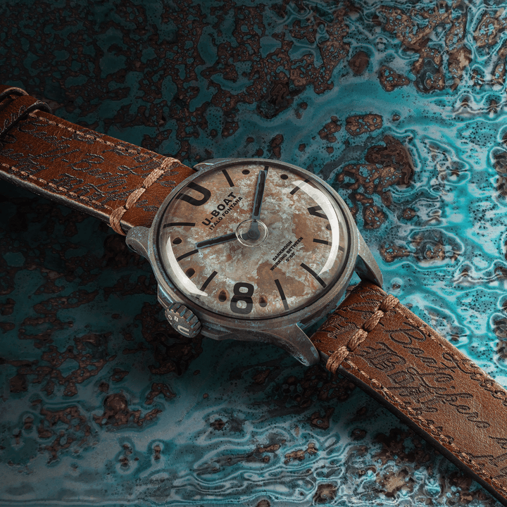 U-BOAT orologio Darkmoon Unico 44mm quarzo acciaio finitura PVD bronzo 9600/A