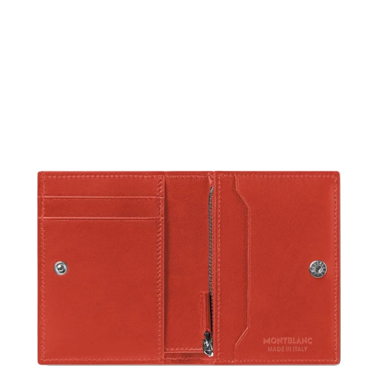 Montblanc Soft Continental nano coral wallet 198009