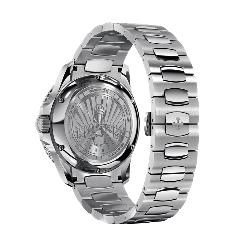 Venezianico orologio Nereide 42mm verde automatico acciaio 3321501C