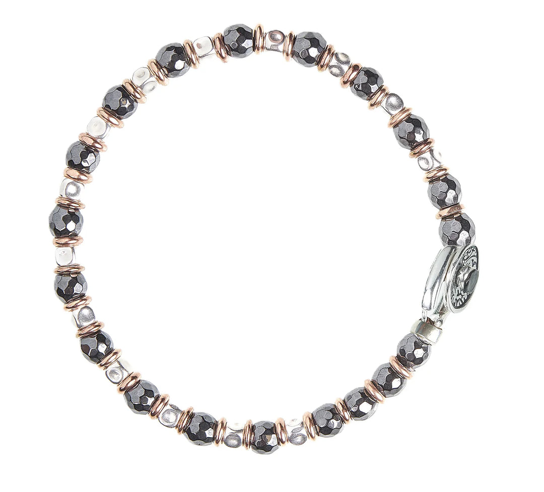 Gerba bracciale argento 925 ematite BRN16