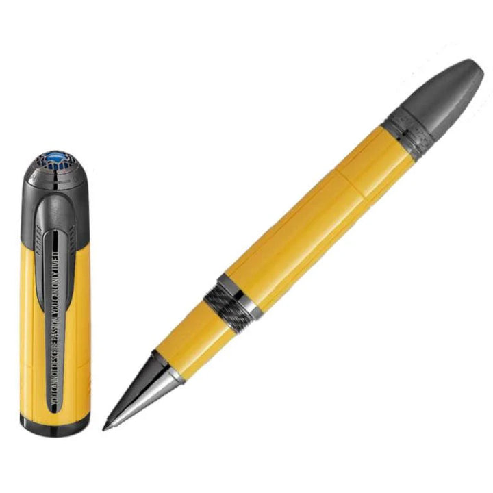 Montblanc Roller Great Charat Characters Enzo Ferrari Special Edition Yellow Modena 13062