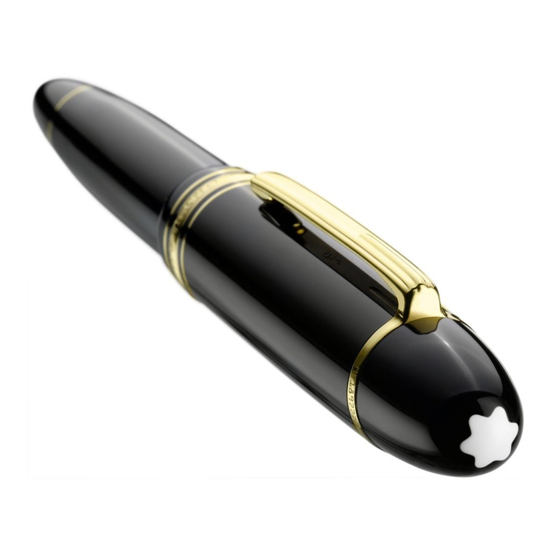 Montblanc stilografica Meisterstück 149 finitura oro punta M 132113