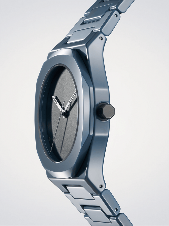 D1 Milano Pure Blue Ceramic 37 mm D1-CEBU05