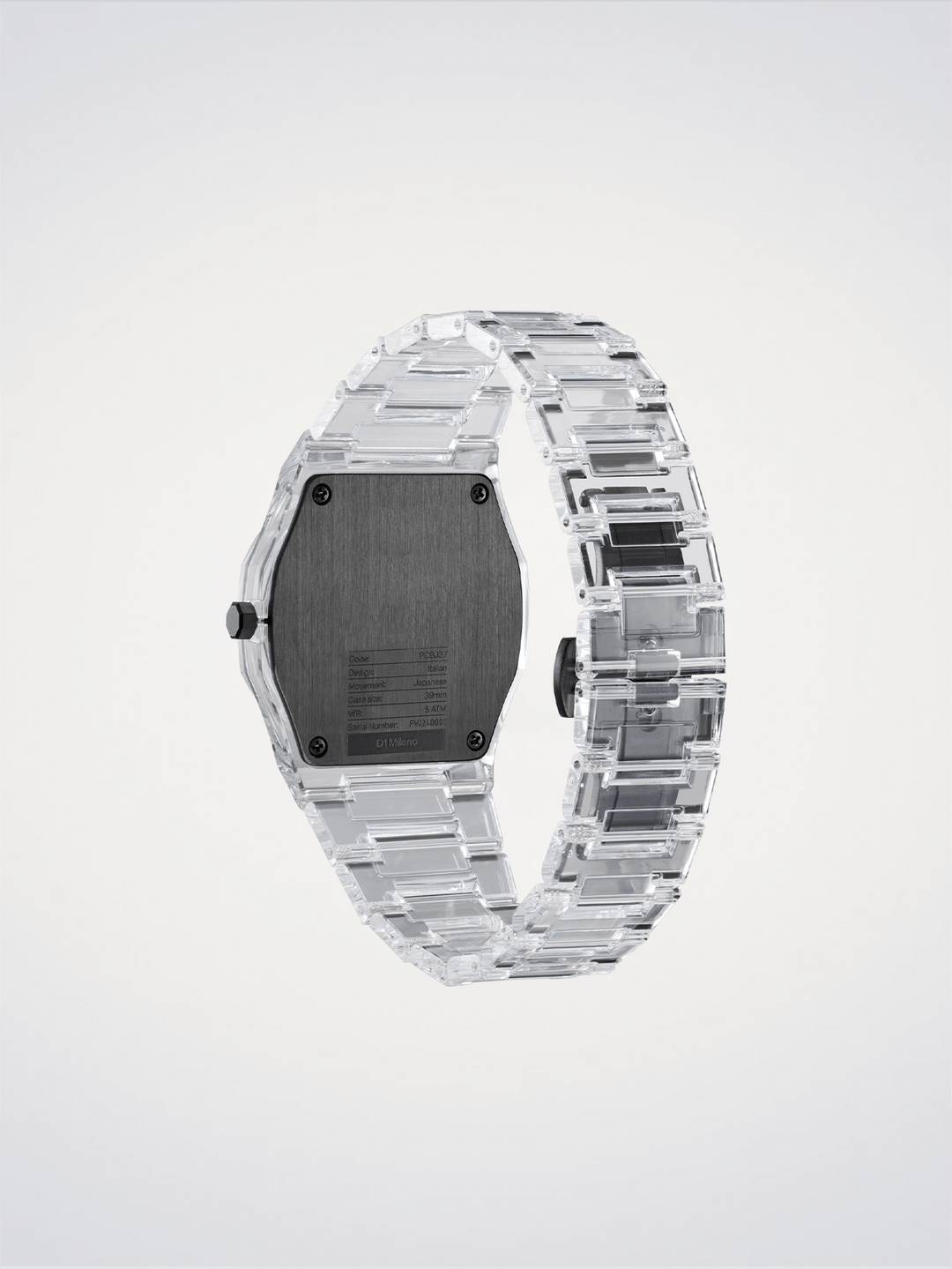 D1 Milano Exp_White Nylon 39 mm D1-NYBJ01