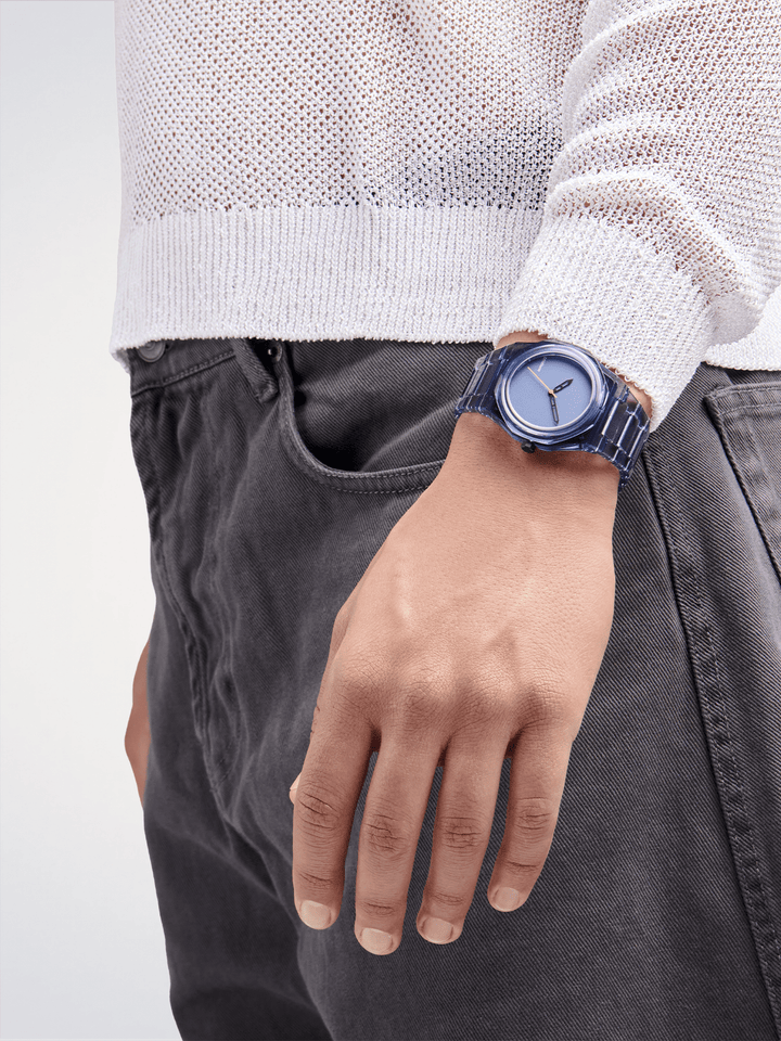 D1 Milano Exp_Cobalt Nylon 39 mm D1-NYBJ05