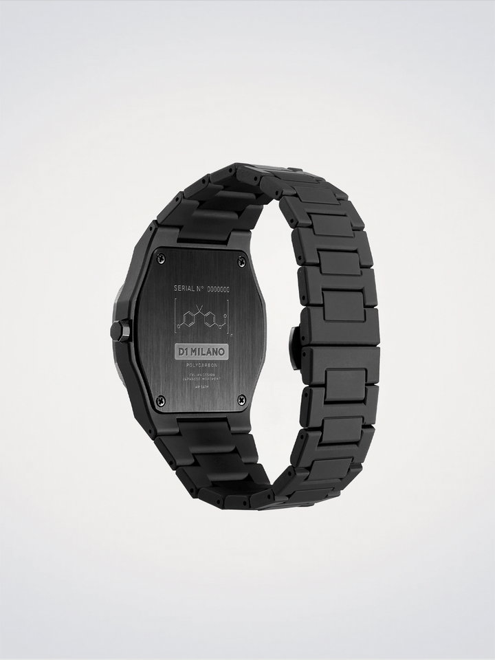 D1 Milano Space Gray Polycarbon 40.5 mm D1-PCBJ13