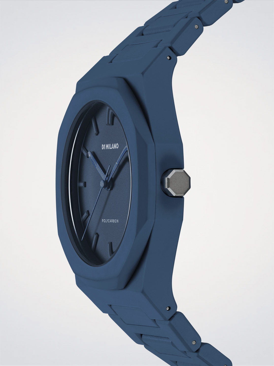 D1 Milano Navy Blue Polycarbon 40,5 mm D1-PCBJ21