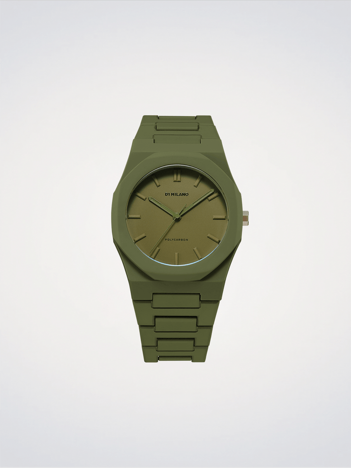D1 Milano Militärgrünes Polycarbonat 40,5 mm D1-PCBJ22