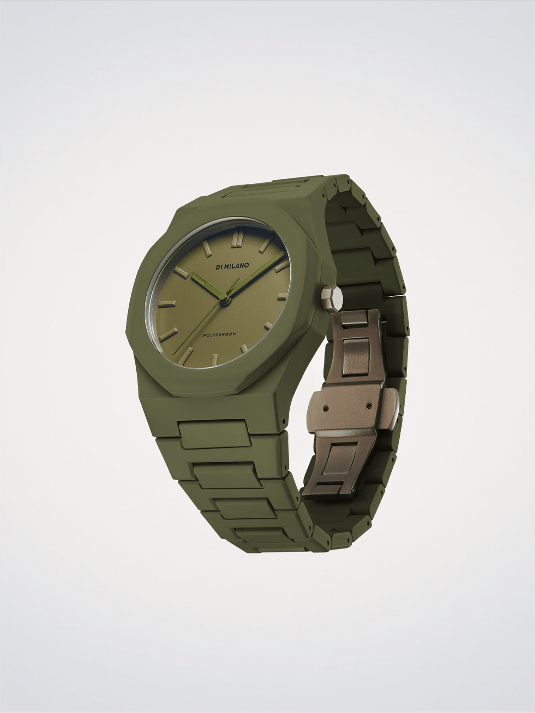 D1 Milano Militärgrünes Polycarbonat 40,5 mm D1-PCBJ22