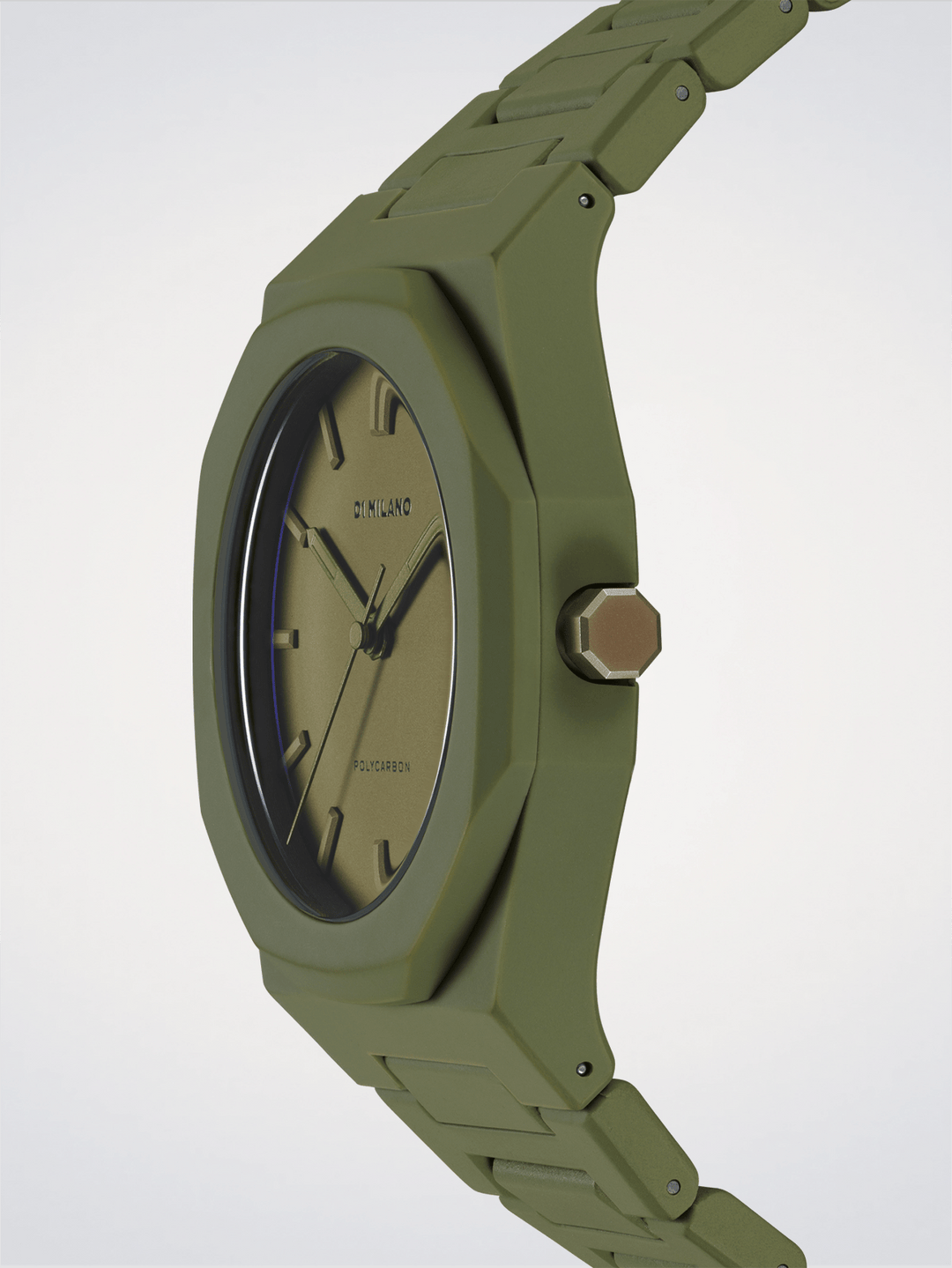 D1 Milano Militärgrünes Polycarbonat 40,5 mm D1-PCBJ22