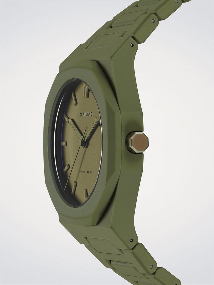 D1 Milano Militärgrünes Polycarbonat 40,5 mm D1-PCBJ22