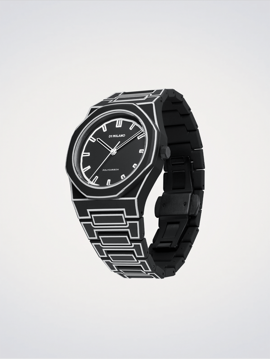 D1 Milano Black Sketch Polycarbon 40.5mm D1-PCBJ33